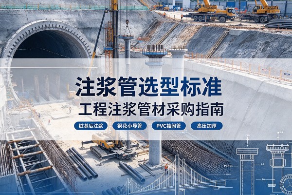 白杨注浆管选型标准